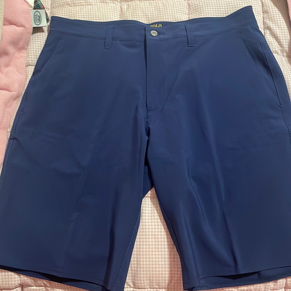 Mens Navy Polo Ralph Lauren shorts size 32